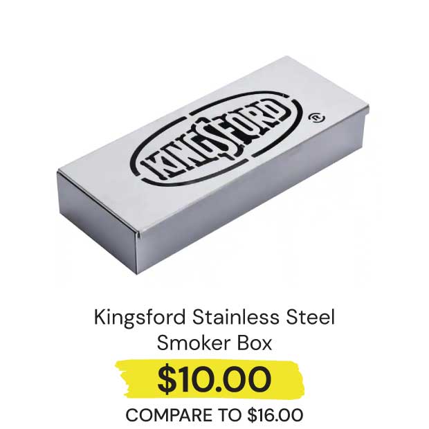$10 Kingsford Stainless Steel Smoker Box