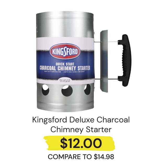 $12 Kingsford Deluxe Charcoal Chimney Starter